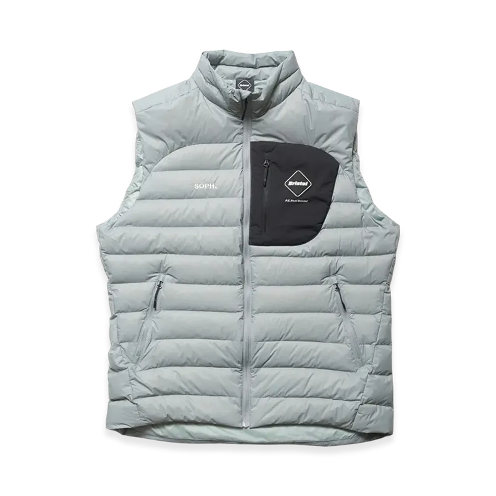 F.C.Real Bristol Expedition Down Vest "Sage"