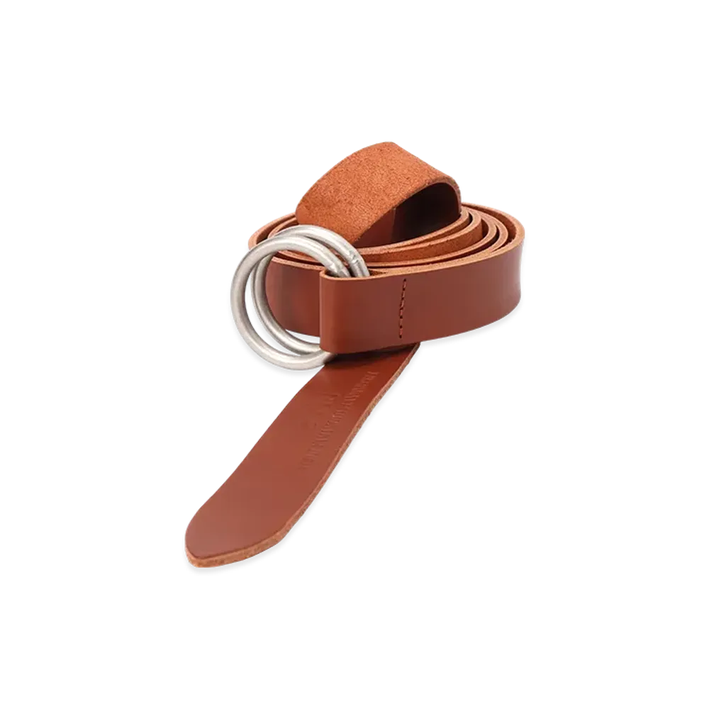 S'YTE Cow Leather25MM Long Ring Belt "Camel"