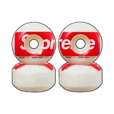 Supreme x Spitfire Shop Wheels (Set of 4) "White"