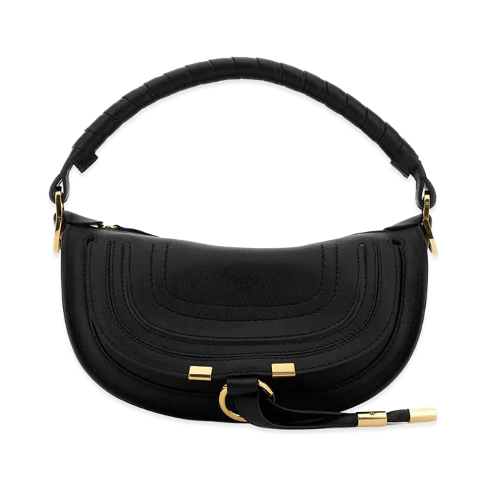 Chloe Women's Mini Marcie Handbag In Soft Leather "Black"