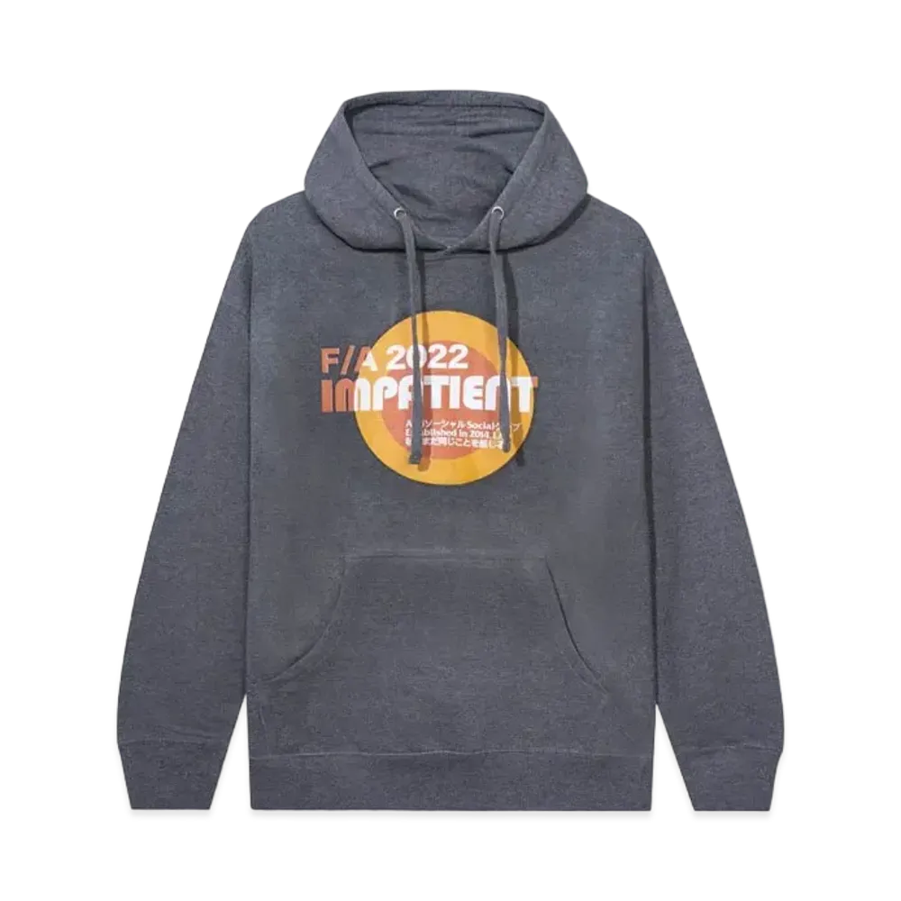 ANTI SOCIAL SOCIAL CLUB FA22 Impatient Heather Grey Hoodie "Heather Grey"