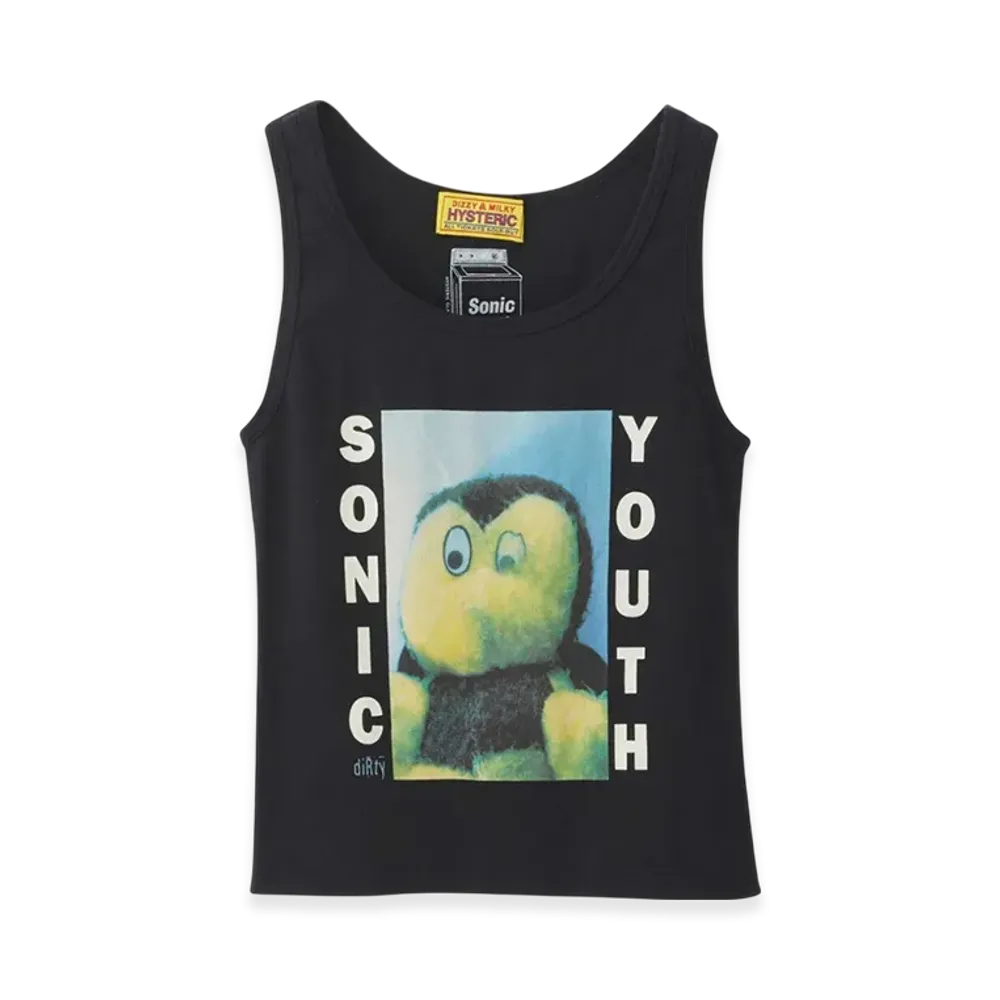 HYSTERIC GLAMOUR Sonic Youth Dirty Tank Top "Black"