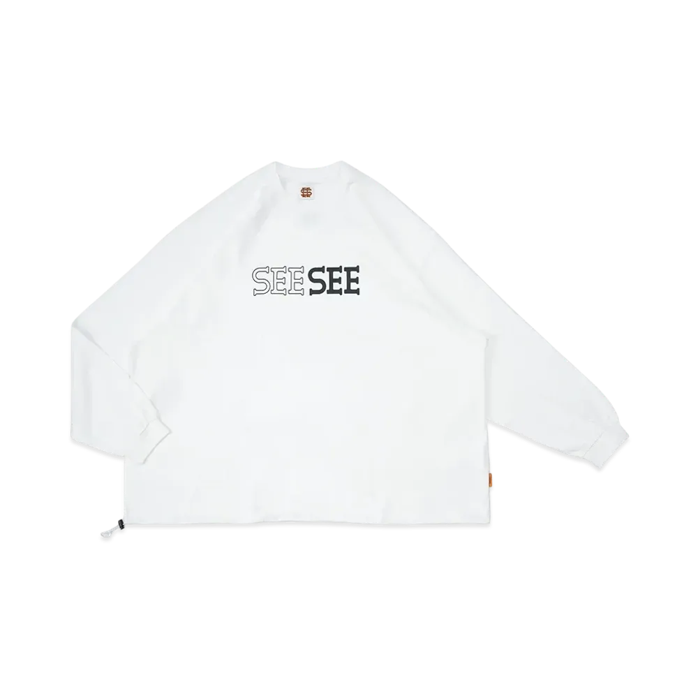 SEE SEE x LIVIN' & GROUND FLOOR MACAU Super Big Flat LS Tee W