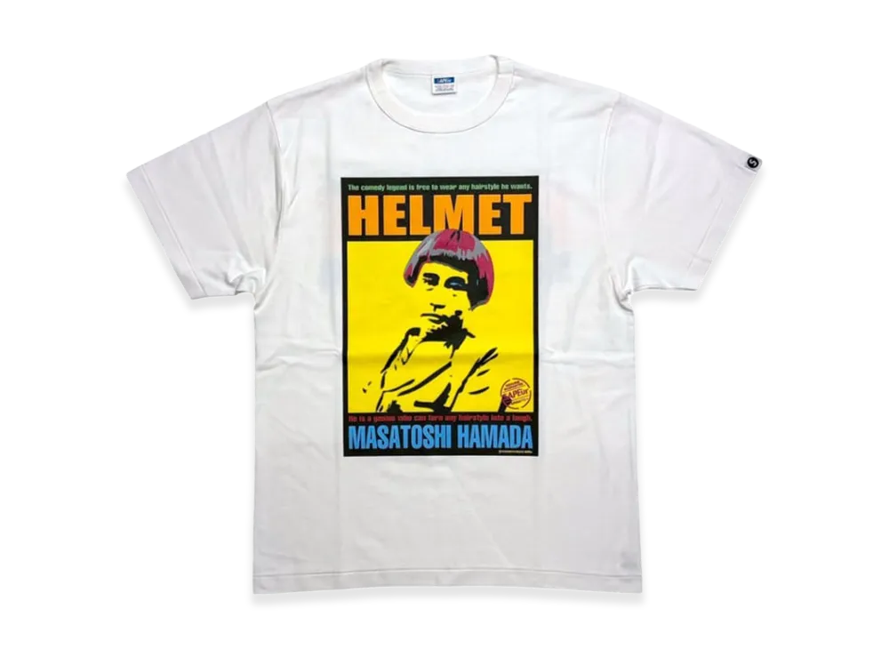 SAPEur x MASATOSHI HAMADA Youth Helmet 2 S/S T-Shirt "White"