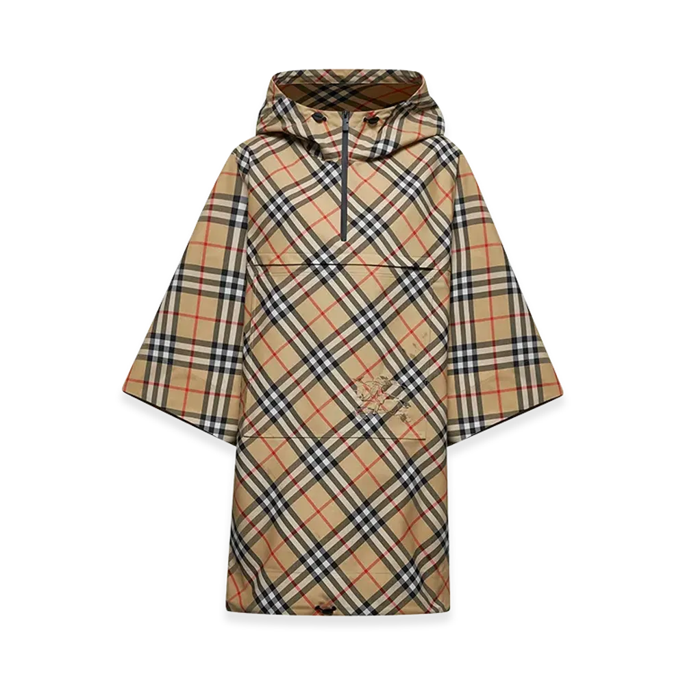 Burberry Women's Packaway Cape "Checked"