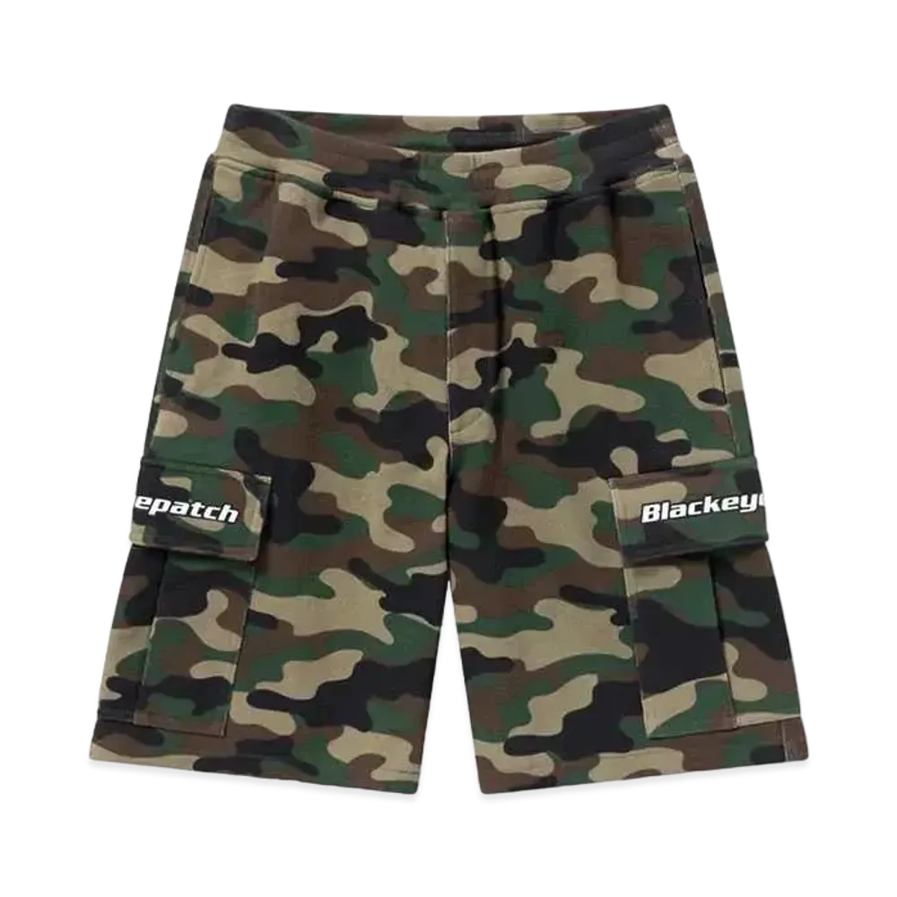 BlackEyePatch Tactical Logo Cargo Shorts "Camo"