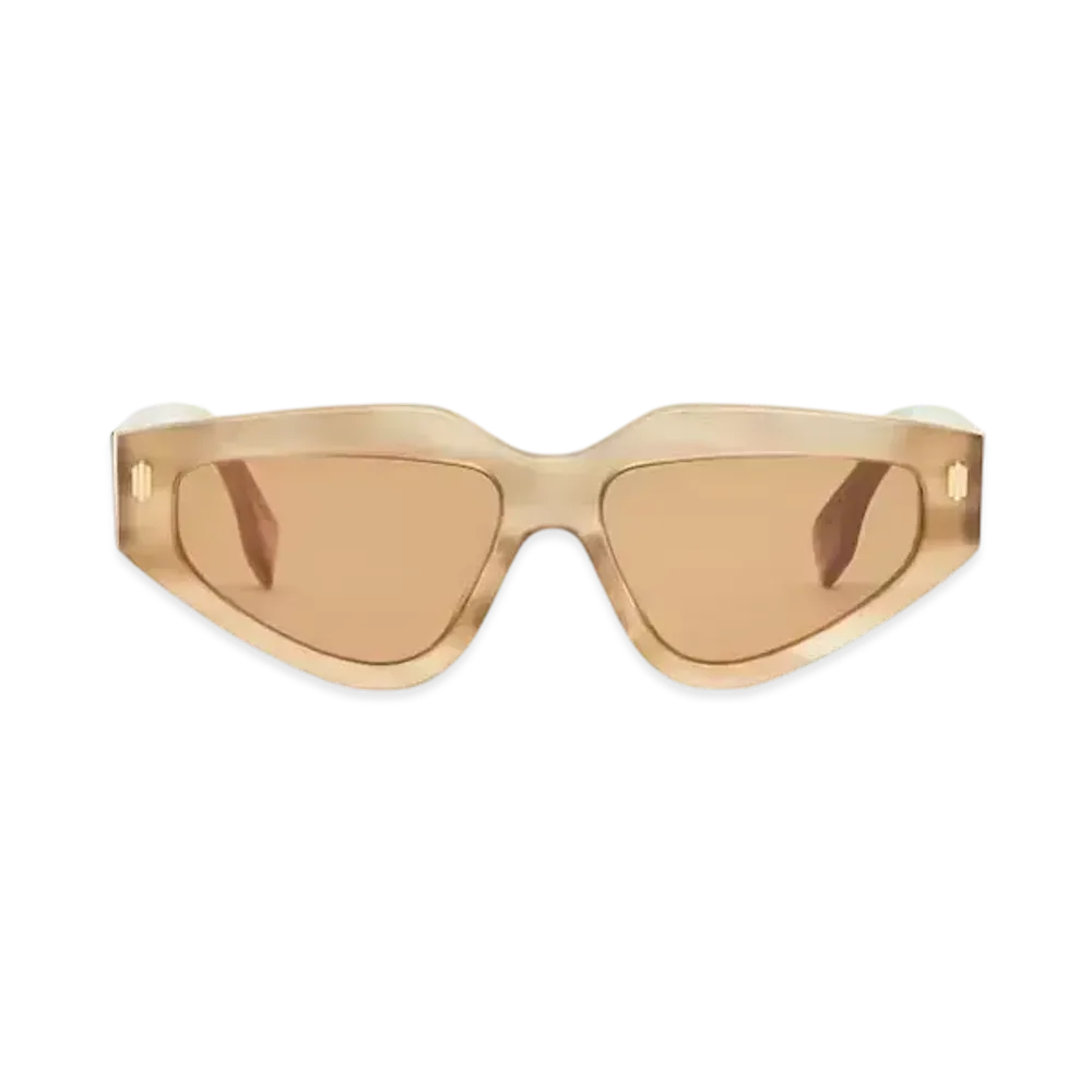 FENDI Roma Acetate Sunglasses "Beige"