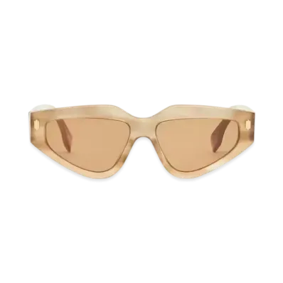 FENDI Roma Acetate Sunglasses "Beige"
