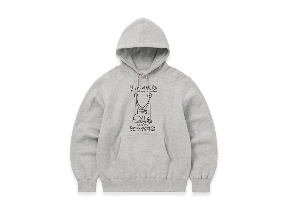 thisisneverthat TNT Daniel Johnston Frog Hoodie "Heather Grey"