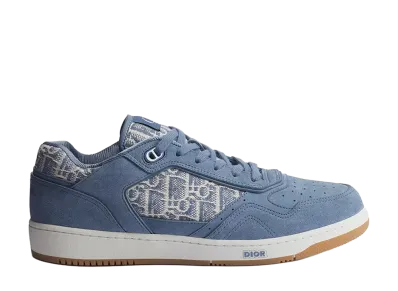 Dior B27 Uptown Low-Top Sneaker Suede Calfskin and Dior Oblique Jacquard "Light Blue"