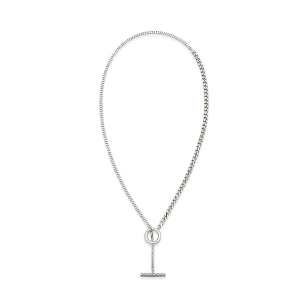 Bottega Veneta Intreccio Necklace "Silver"