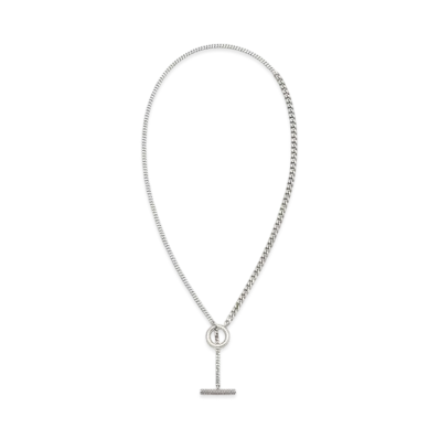 Bottega Veneta Intreccio Necklace "Silver"