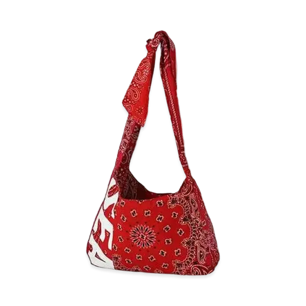 WIND AND SEA x MIYAGI HIDETAKA Bandana Body Bag "Red"