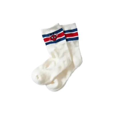 graniph x Spider Man Spider Sense (Bit) Middle Socks "White"