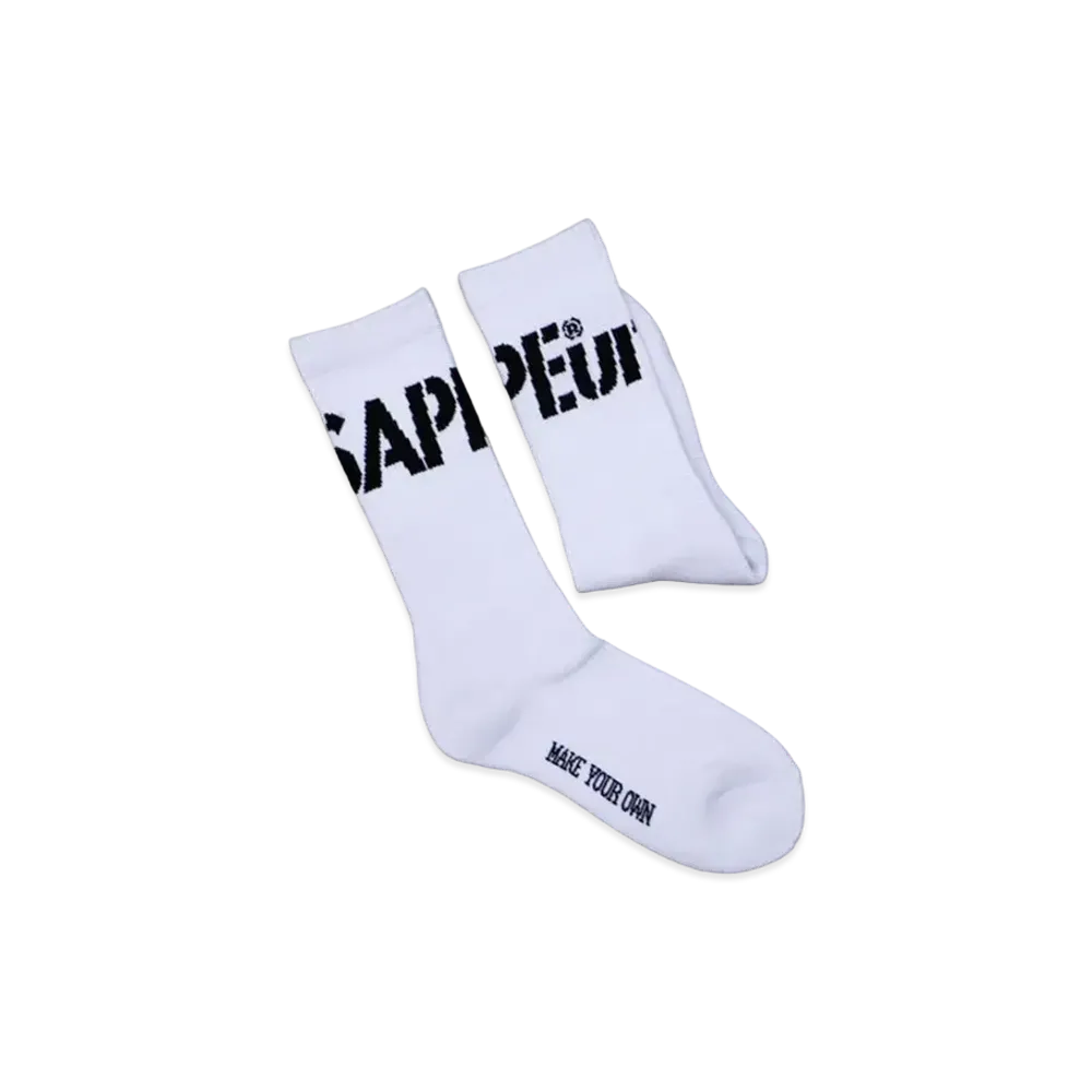 SAPEur AROUND LOGO SOX "White"