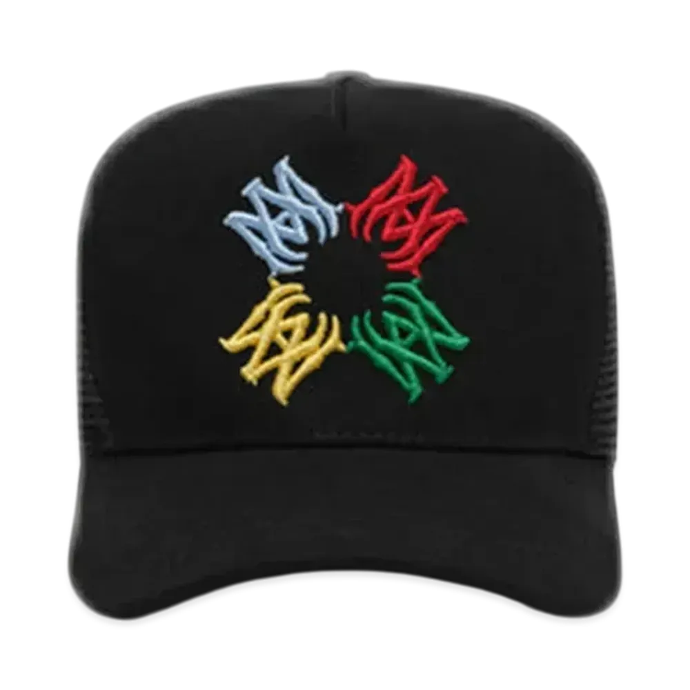 AMIRI Kids' Scribble Ma Quad Trucker Hat 