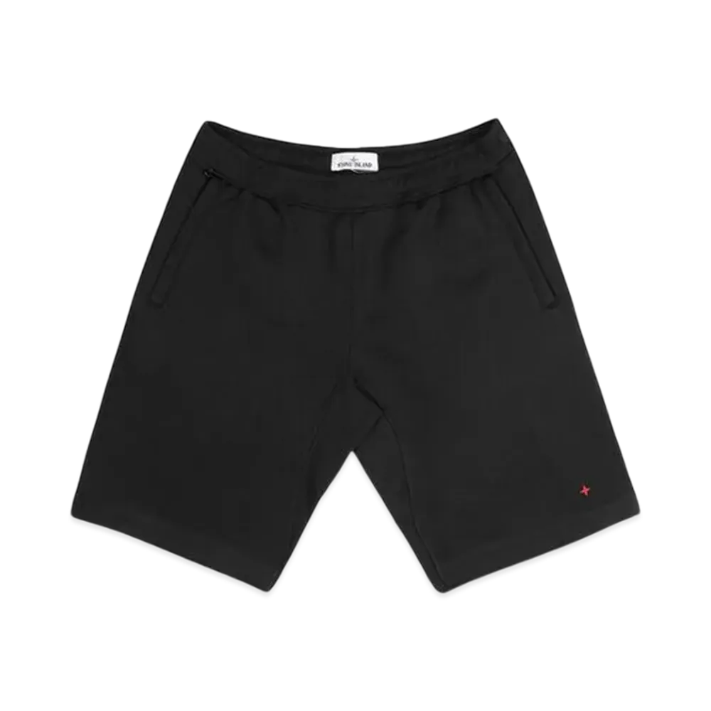 Stone Island 640X2 Marina Logo Shorts - 21SS "Black"
