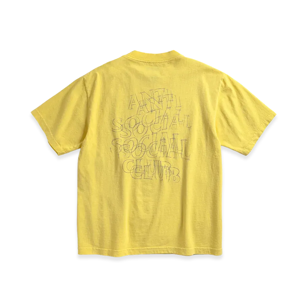 ANTI SOCIAL SOCIAL CLUB Keyed-Up Tee "Yellow"