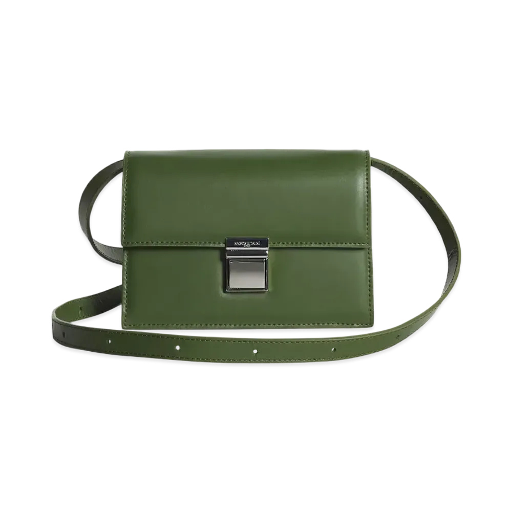 Maison Kitsune Mini Preppy Baguette "Military Green"