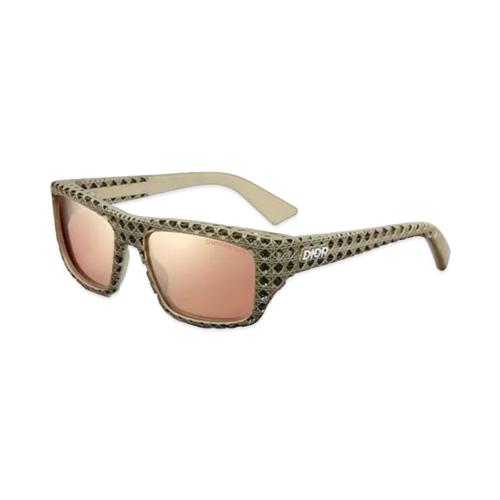 Dior Dior3D S1I Rectangular Sunglasses "Khaki"