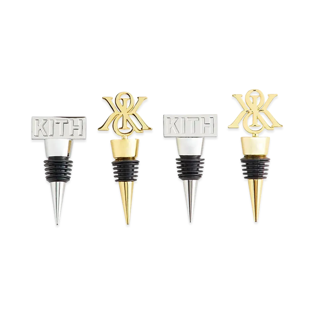 Kithmas Logo Set of 2 Wine Stoppers "Multi"