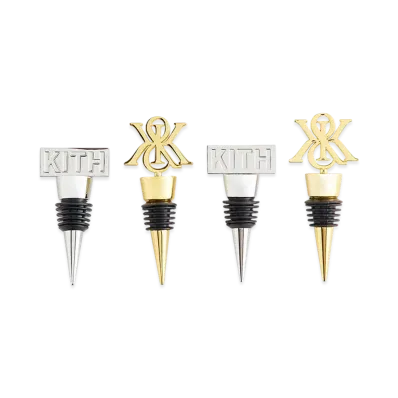 Kithmas Logo Set of 2 Wine Stoppers "Multi"