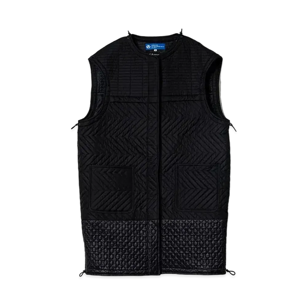 ANREALAGE Aerogel quilting no sleeve coat "BLACK"