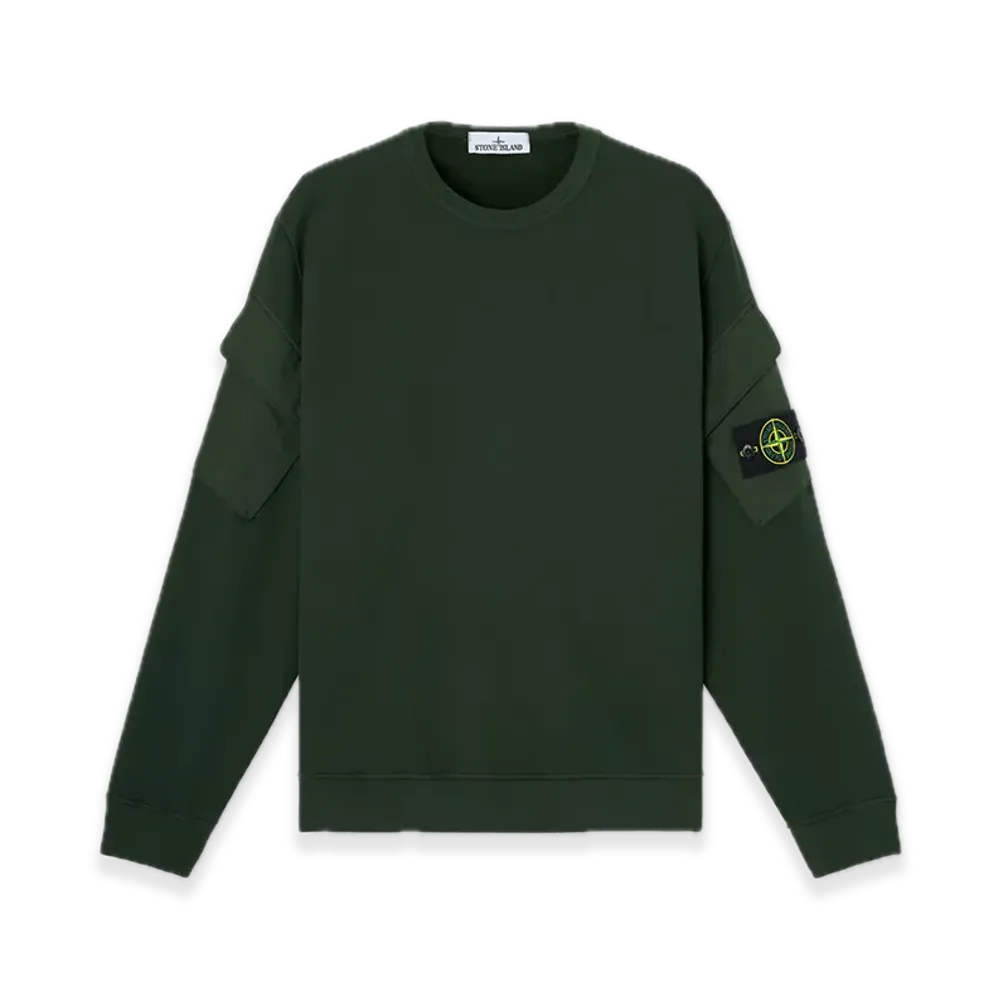 Stone Island 6100008 Brushed Organic Cotton Fleece "Juniper"