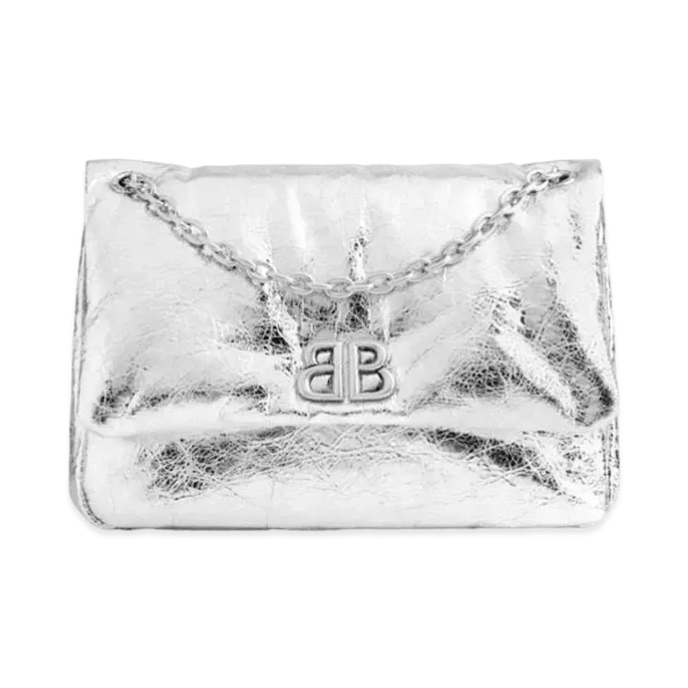 BALENCIAGA Monaco Mini Bag Metallized