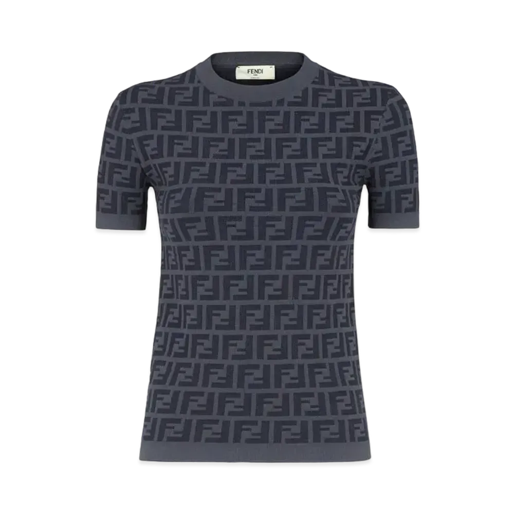 FENDI Sweater FF Viscose Jumper "Dark Gray"