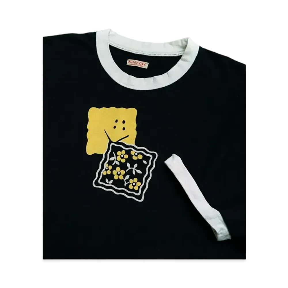 KAPITAL 20 India Ringer Tee "Black"