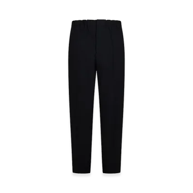 Jil Sander Polyester Serge Tapered Trousers "Black"