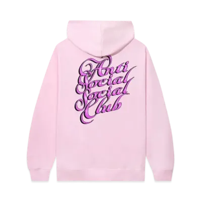 ANTI SOCIAL SOCIAL CLUB Eyelash Hoodie "Pink"