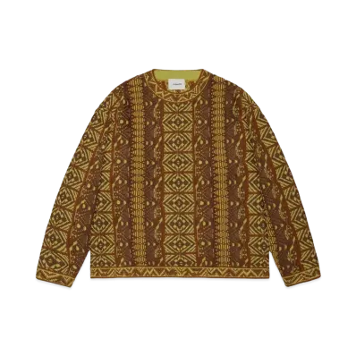 Iroquois 7GG COOGI TUCK KNIT "BRN"