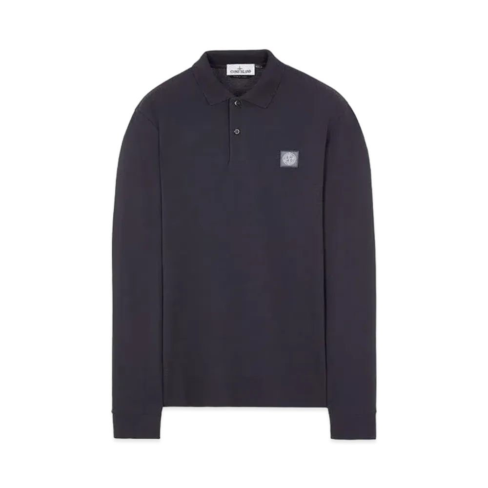 Stone Island 20639 50/2 COTTON PIQUE_REGULAR FIT "Ink Blue"