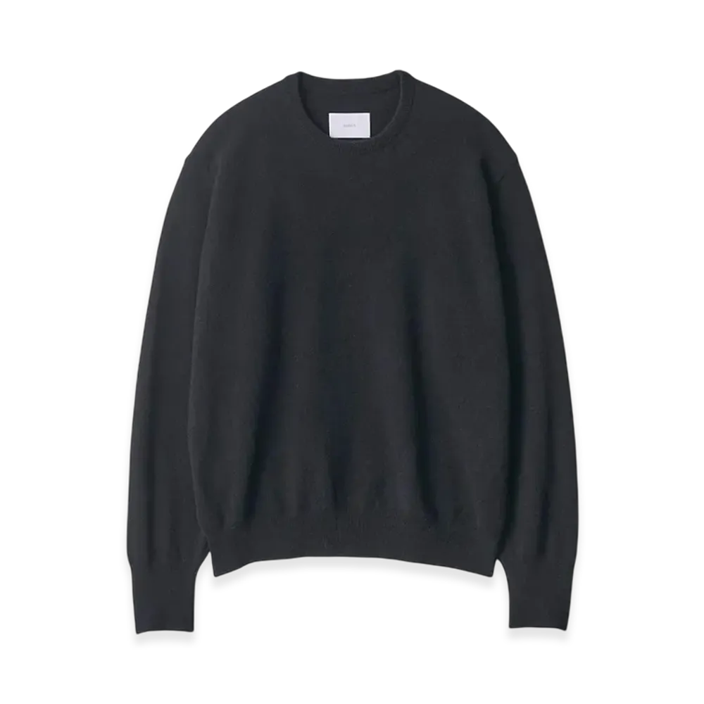 ssstein Extra Fine Wool Knit Crew Neck LS "Black"