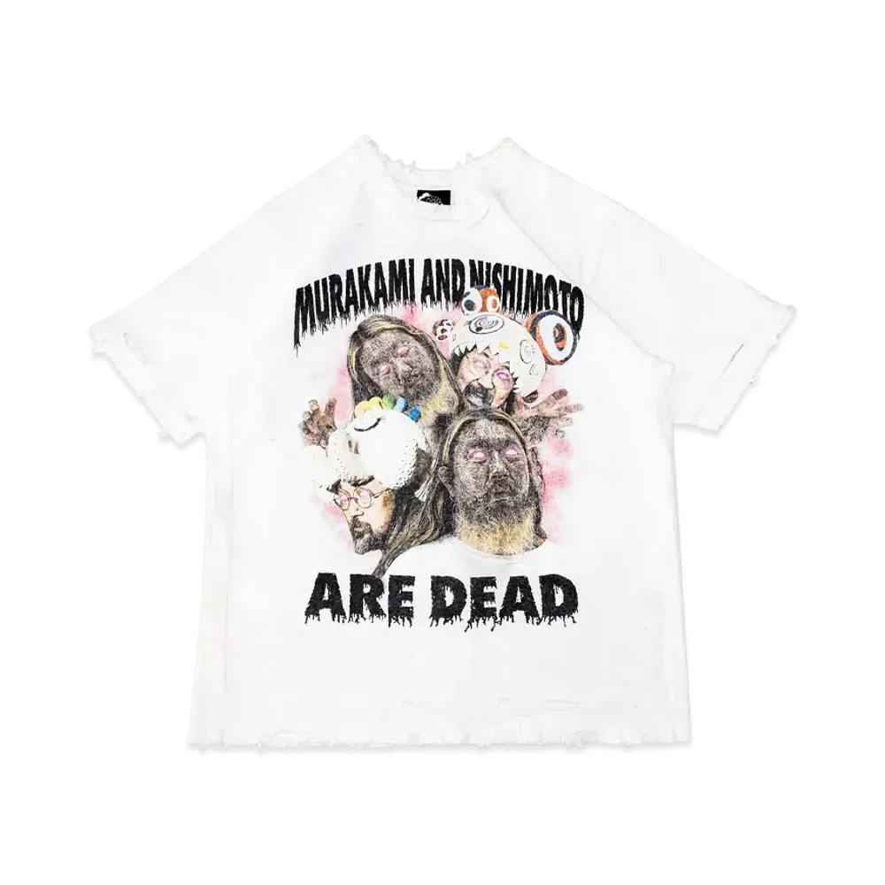 Takashi Murakami x NISHIMOTO ARE THE MOUTH Tshirts "White"