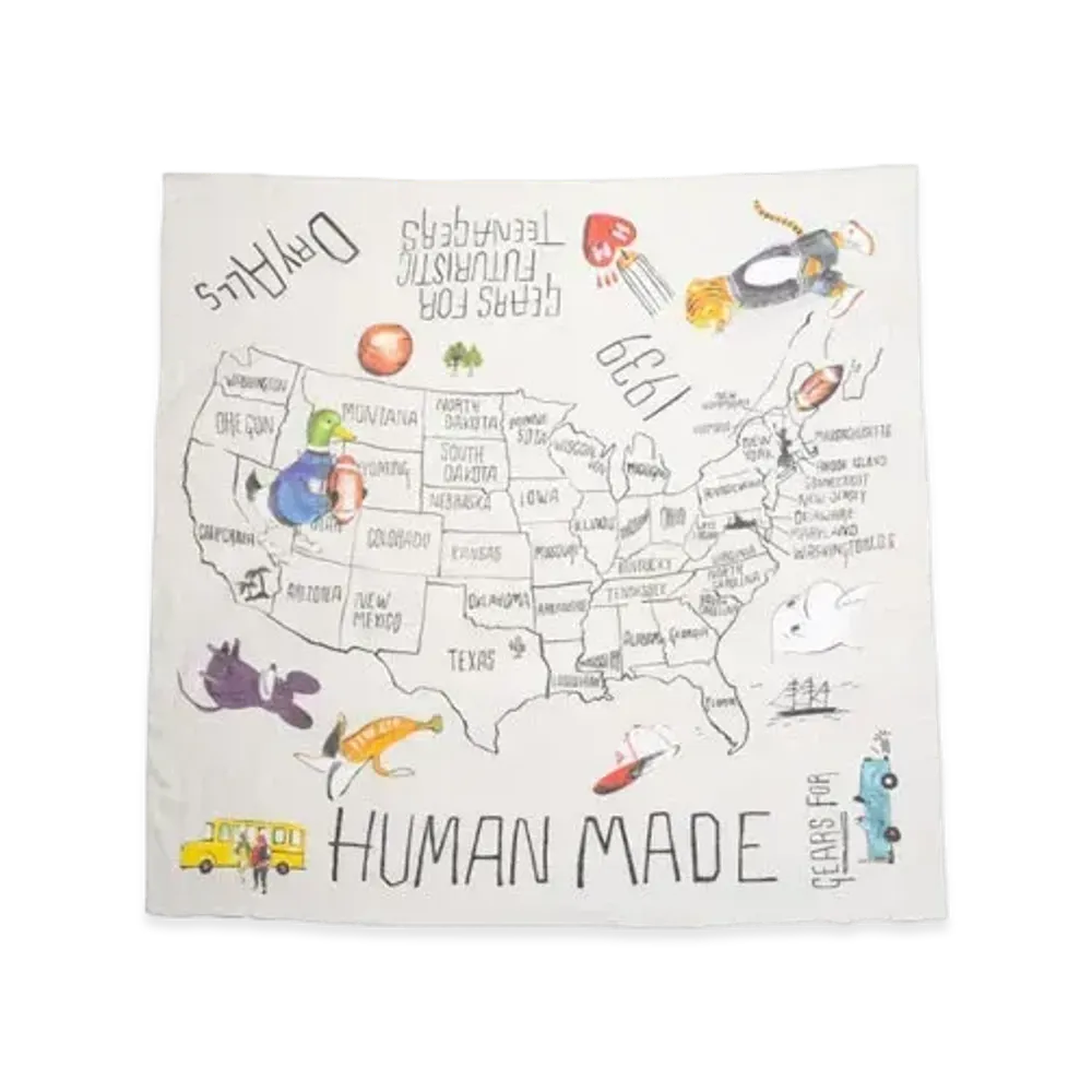 HUMAN MADE Bandana "White"