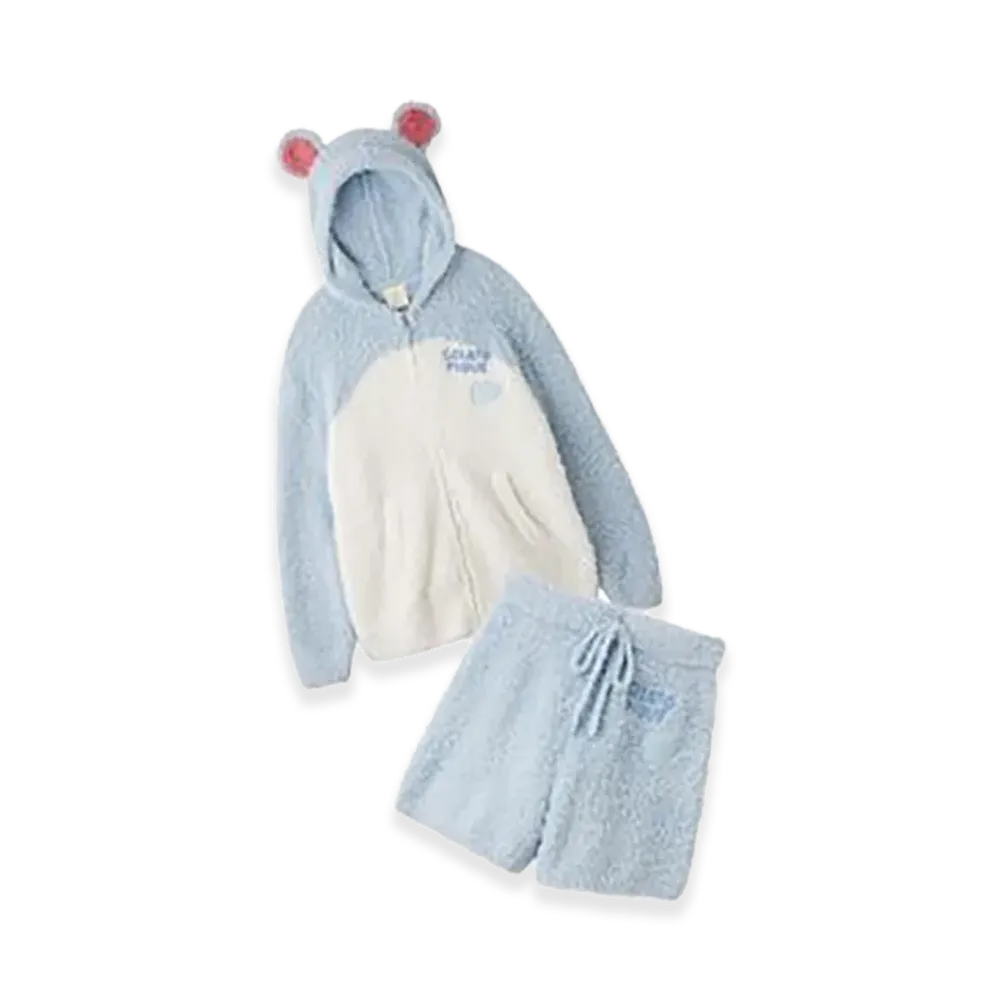 GELATO PIQUE x Pokemon Gelato Marill Hoodie & Short Pants Set "Blue"