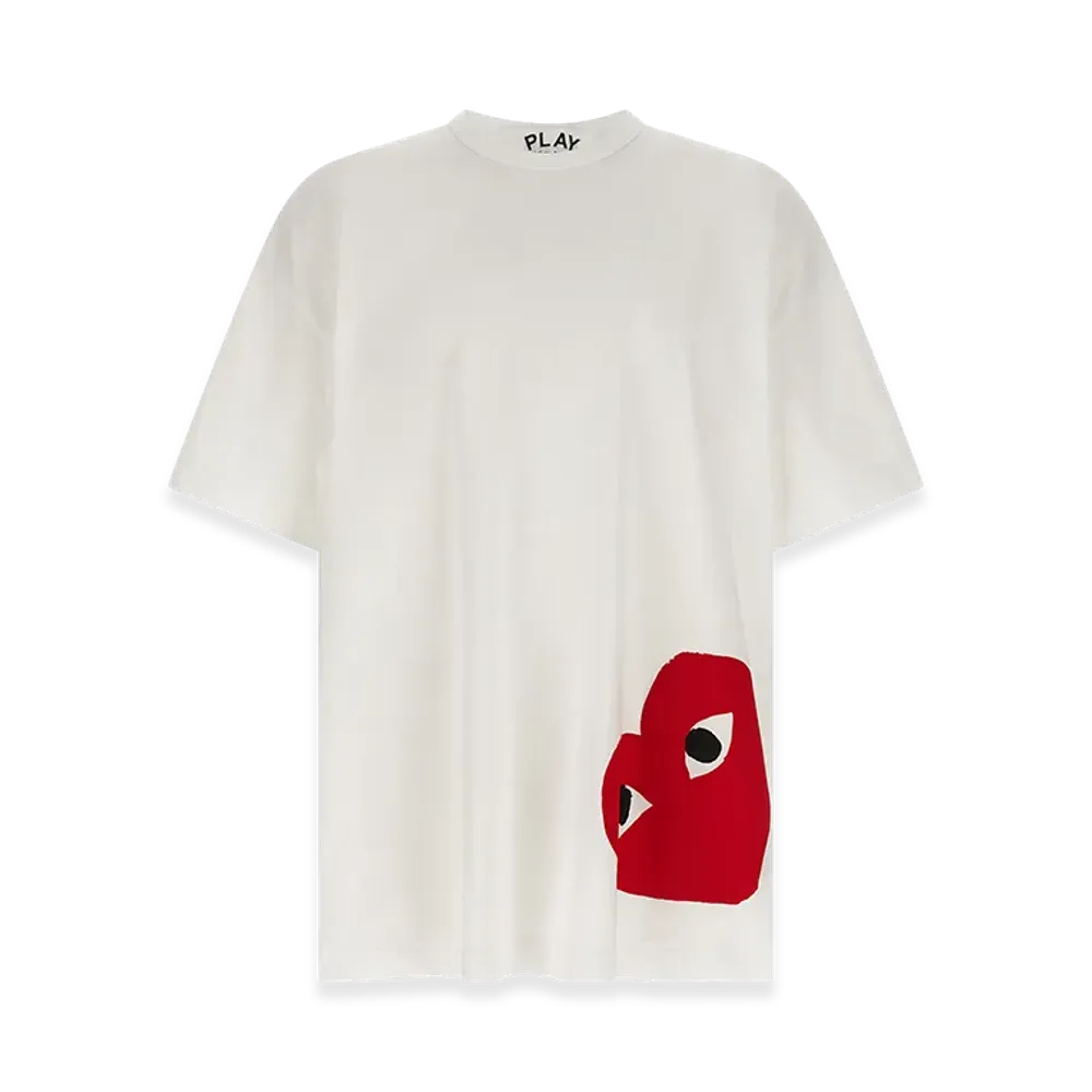 PLAY COMME des GARCONS Printed T-Shirt "White"