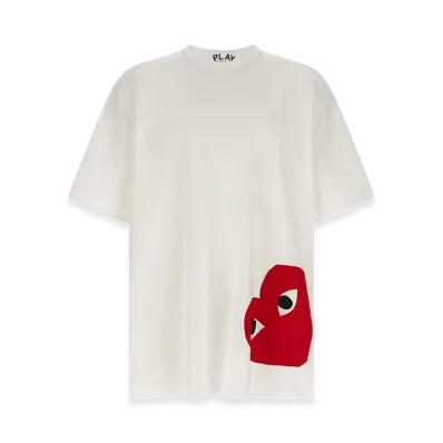 PLAY COMME des GARCONS Printed T-Shirt "White"