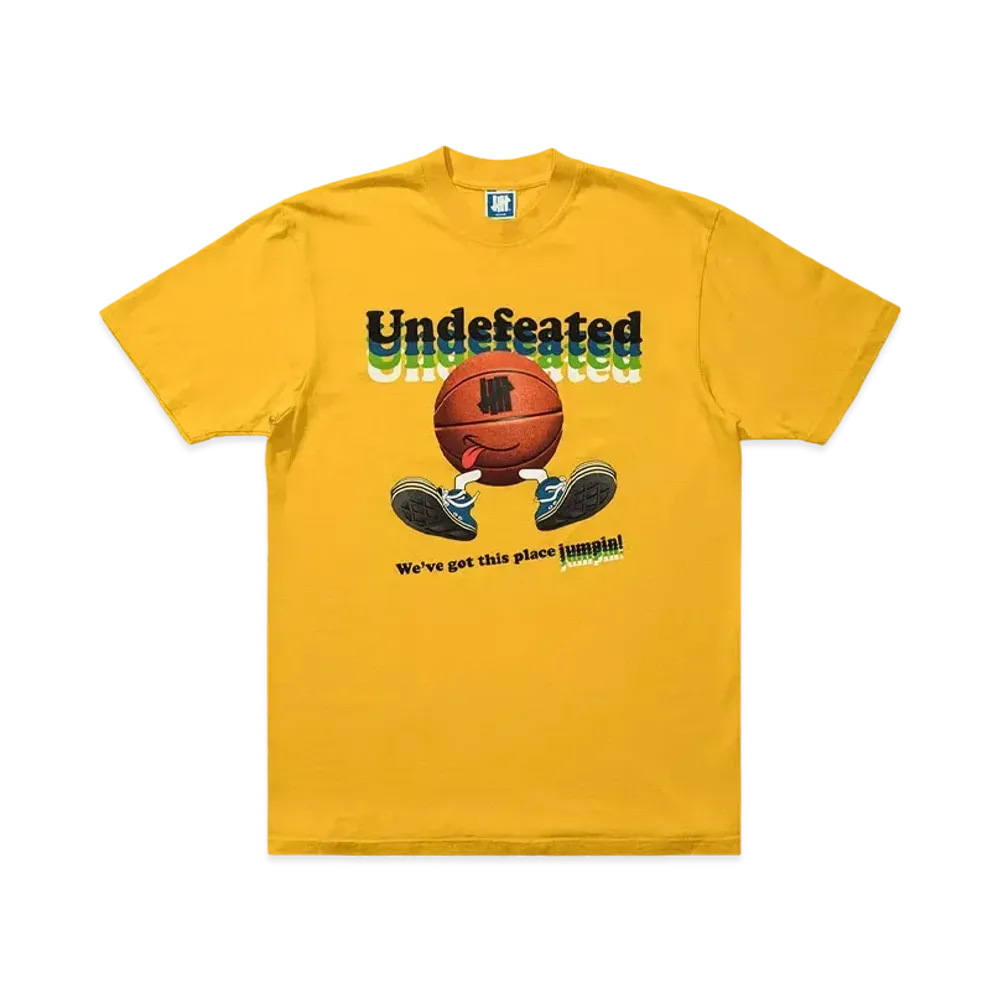 UNDEFEATED JUMPIN S/S TEE - 80256 "Yellow"