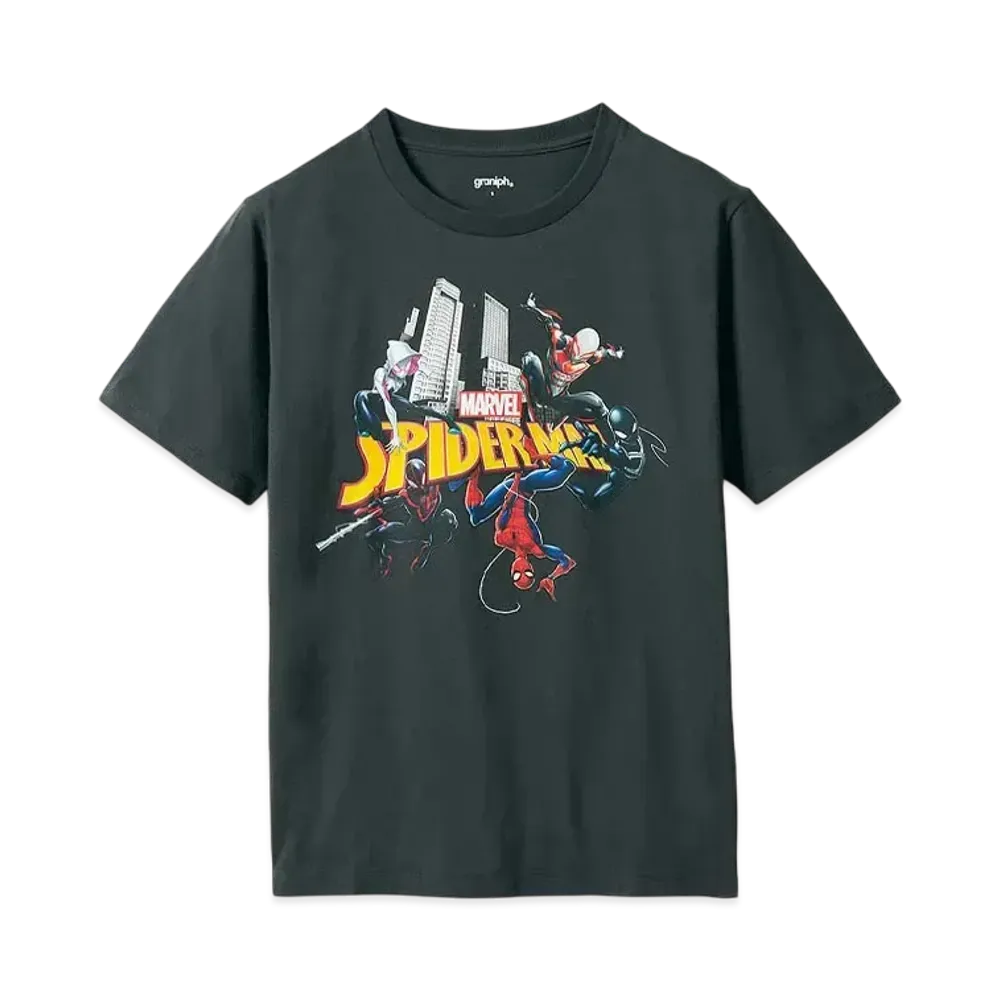 graniph x Spider Man Spidey T-Shirt "Sumikuro"