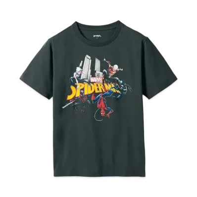 graniph x Spider Man Spidey T-Shirt "Sumikuro"