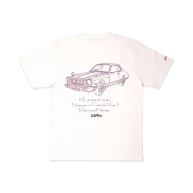 SAPEur x MASATOSHI HAMADA Corona Mark-II S/S Tee "White"