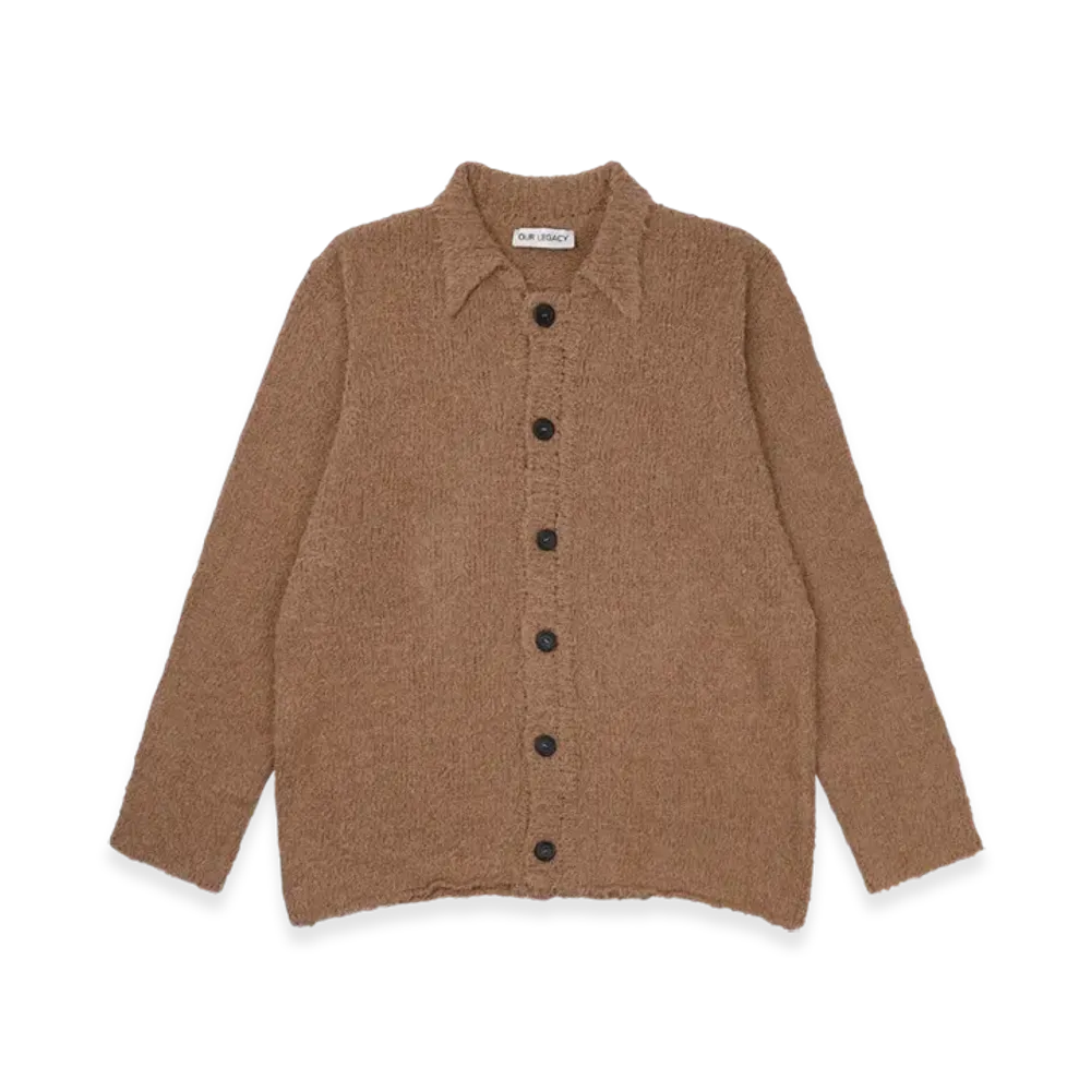 OUR LEGACY Big Cardigan Cloudy Cotton "Caramel"