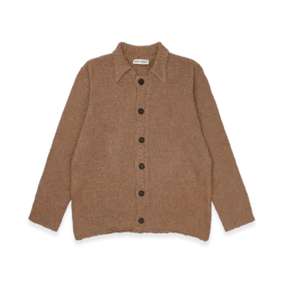 OUR LEGACY Big Cardigan Cloudy Cotton "Caramel"