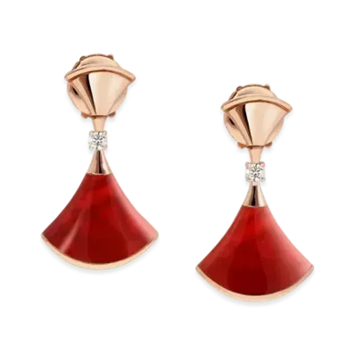 BVLGARI Divas Dream Earrings "Red"