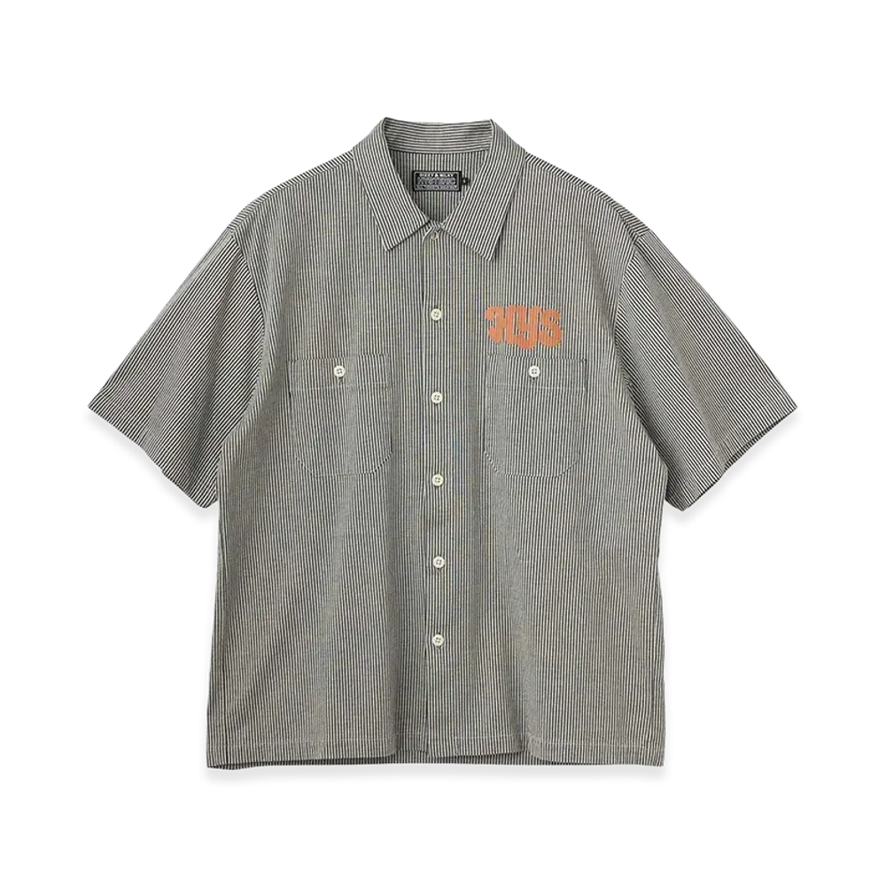 HYSTERIC GLAMOUR Afro Girl Engineer Shirt "White"