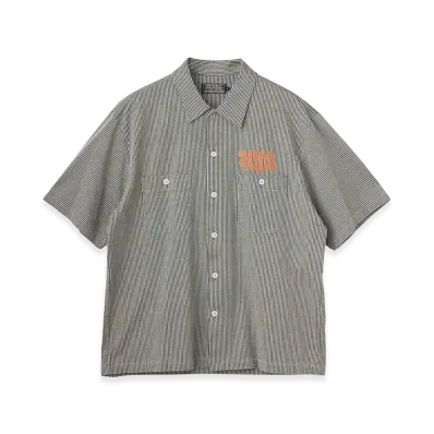 HYSTERIC GLAMOUR Afro Girl Engineer Shirt "White"